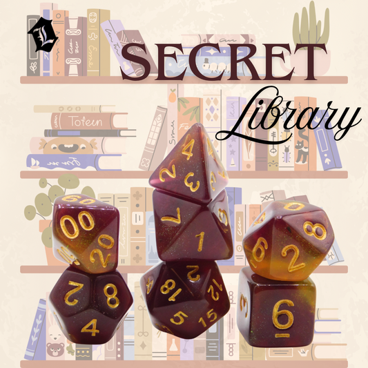 [SECRET LIBRARY] ACRYLIC DICE SET