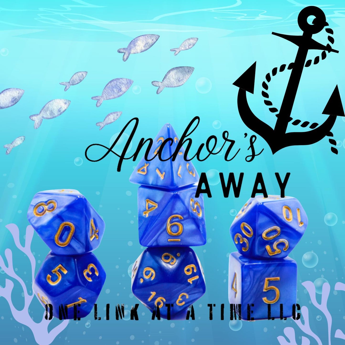 [ANCHOR'S AWAY] ACRYLIC DICE SET