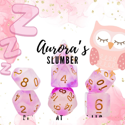 [AURORA'S SLUMBER] ACRYLIC DICE SET