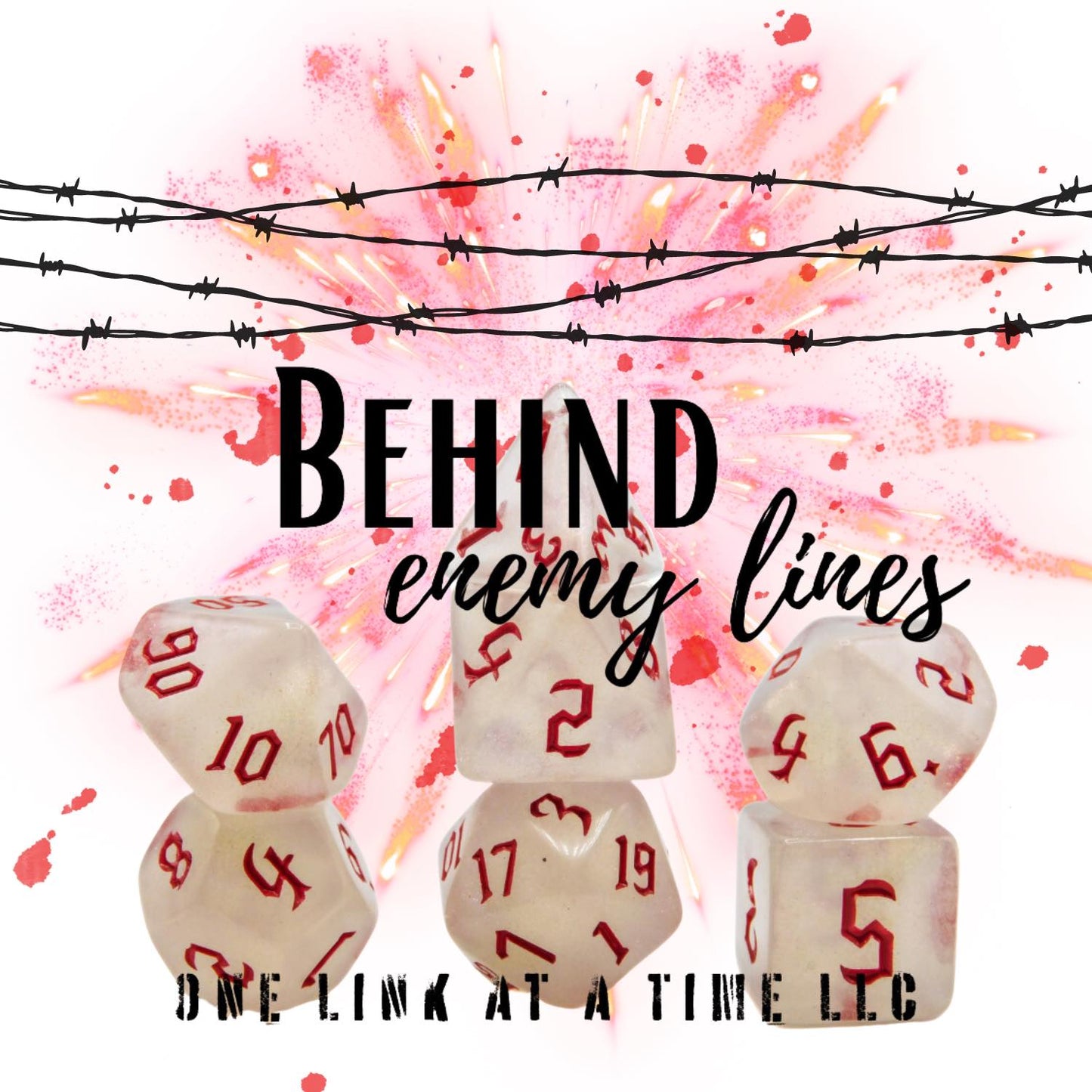 [BEHIND ENEMY LINES] ACRYLIC DICE SET