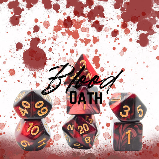 [BLOOD OATH] ACRYLIC DICE SET