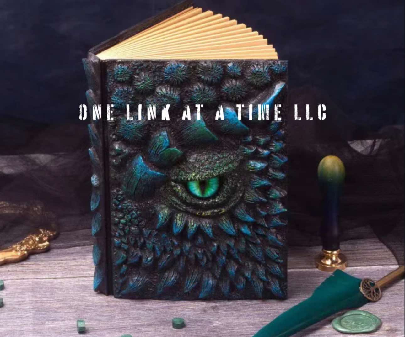 [BLUE] EMBOSSED DRAGON JOURNAL