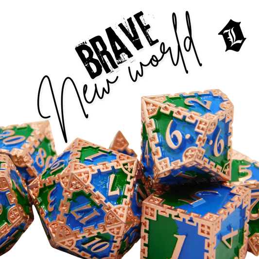 [BRAVE NEW WORLD] SOLID METAL DICE SET