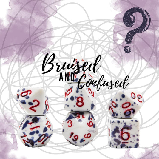 [BRUISED AND CONFUSED] ACRYLIC DICE SET [TEMPERATURE CHANGING]