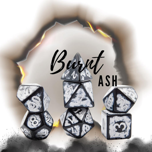 [BURNT ASH] ACRYLIC DICE SET