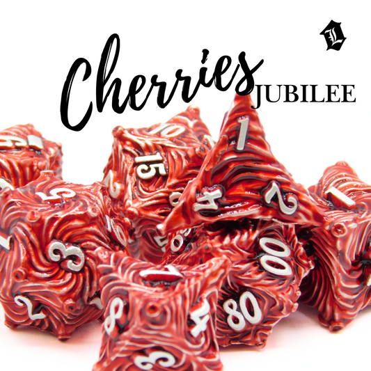 [CHERRIES JUBILEE] SOLID METAL DICE SET
