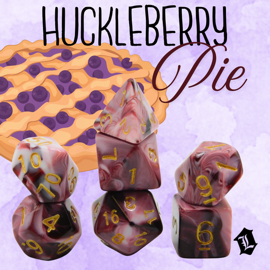 [HUCKLEBERRY PIE] ACRYLIC DICE SET