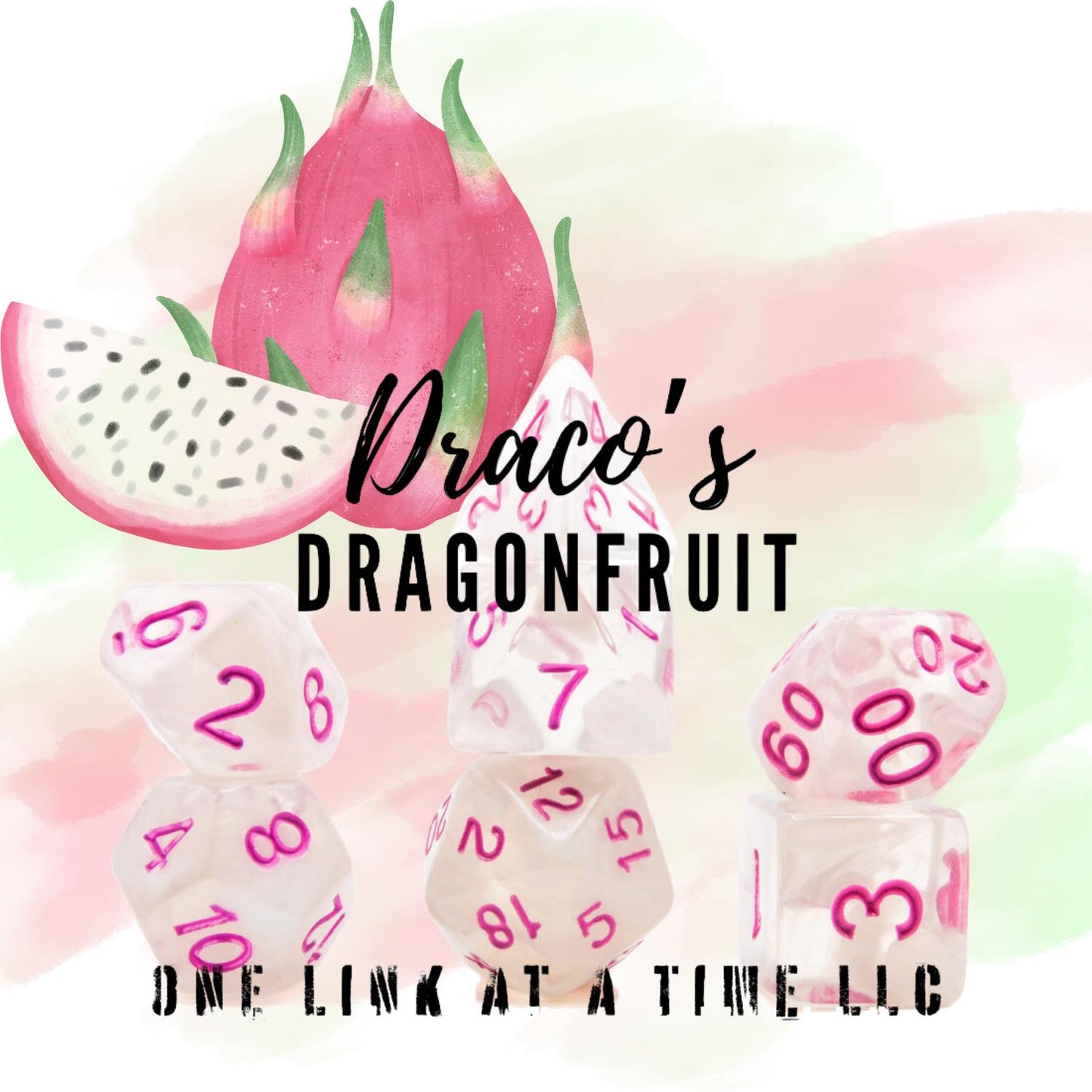 [DRACO'S DRAGONFRUIT] ACRYLIC DICE SET