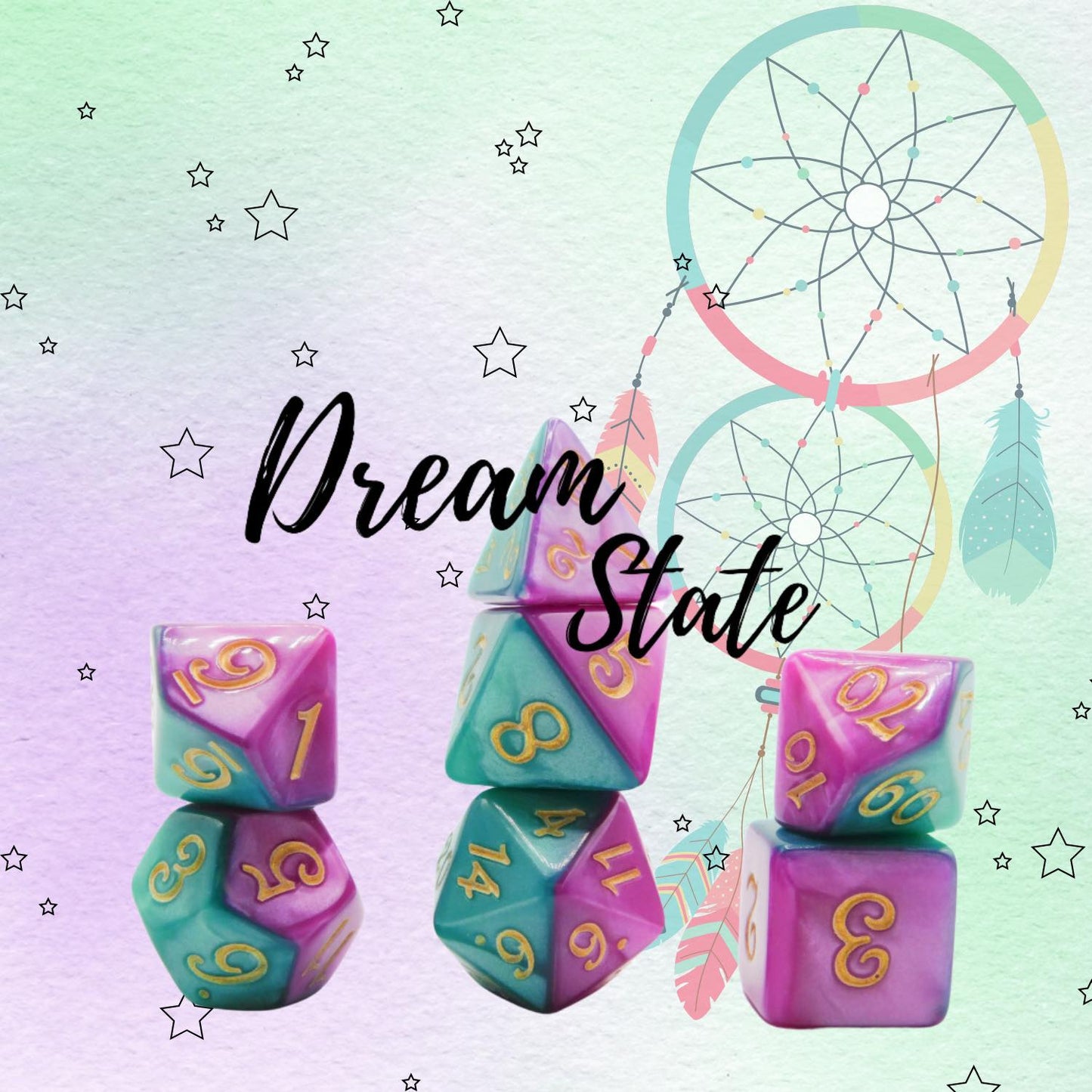 [DREAM STATE] ACRYLIC DICE SET