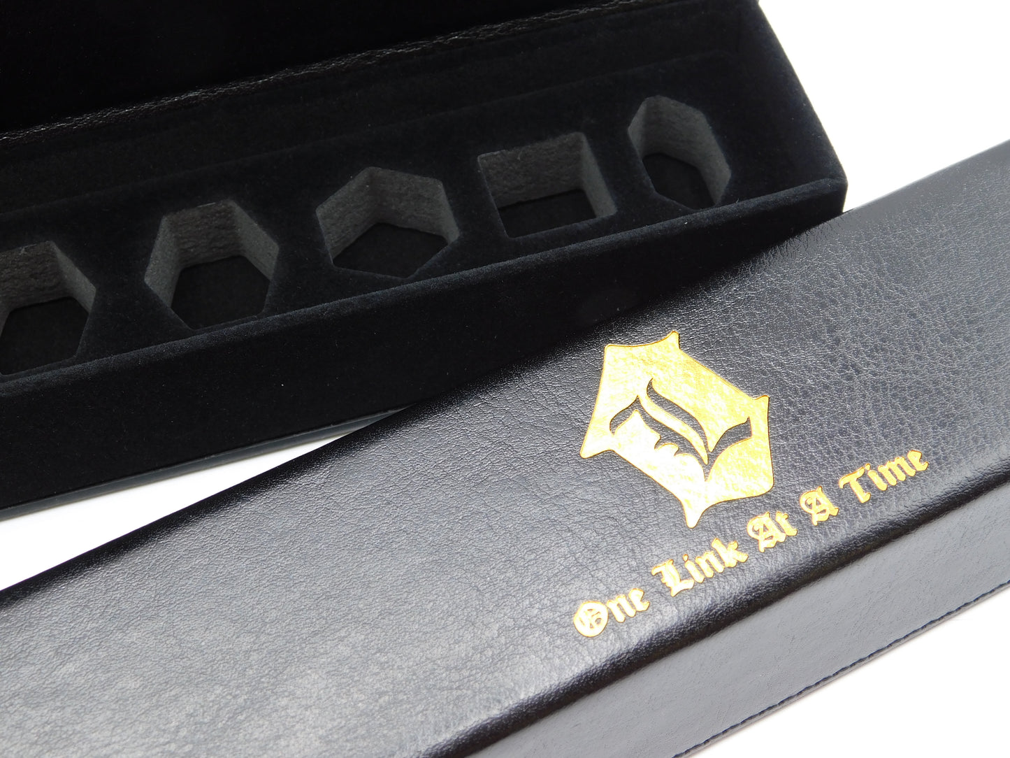 Leather Branded Dice Storage Box