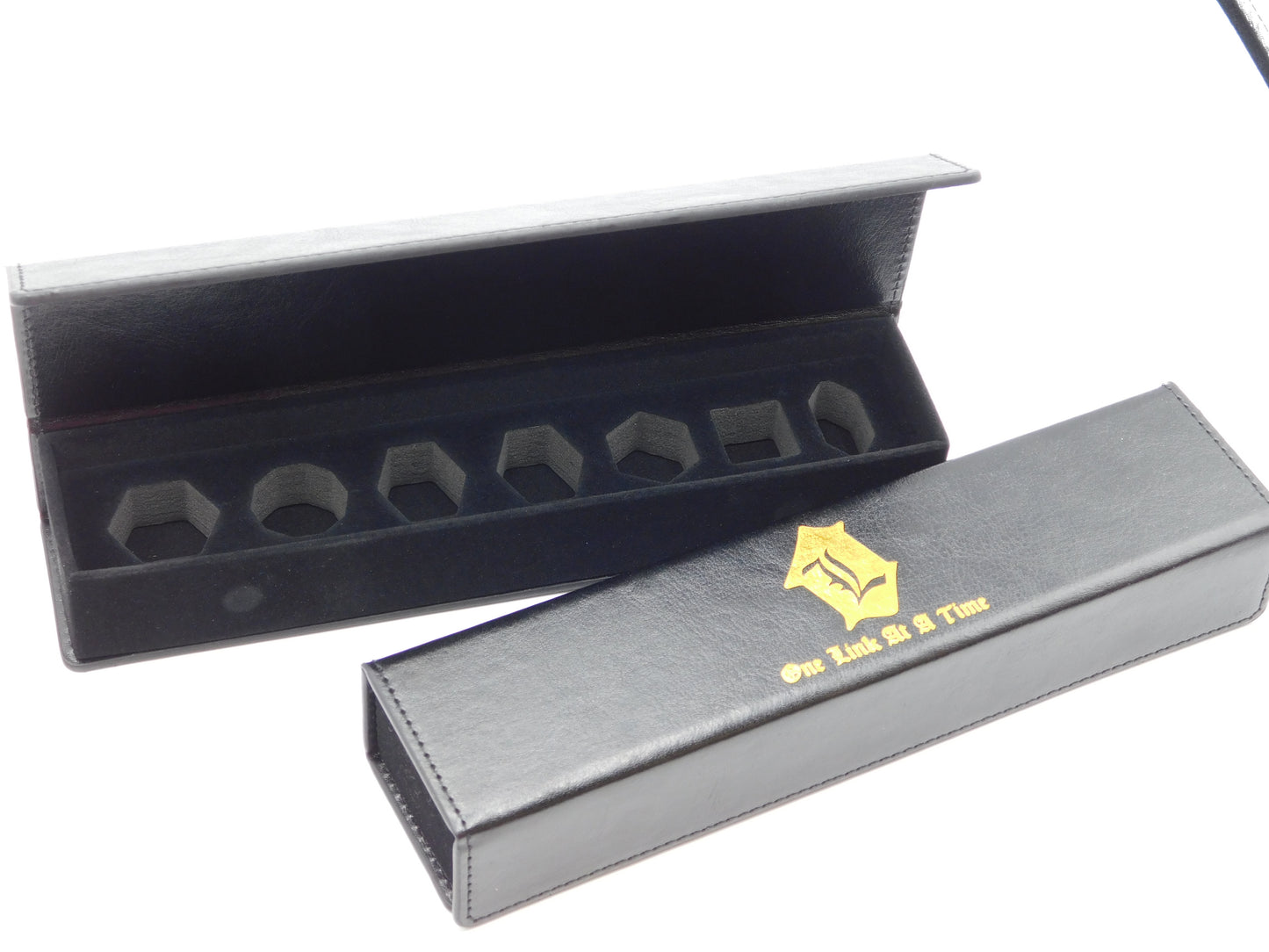 Leather Branded Dice Storage Box