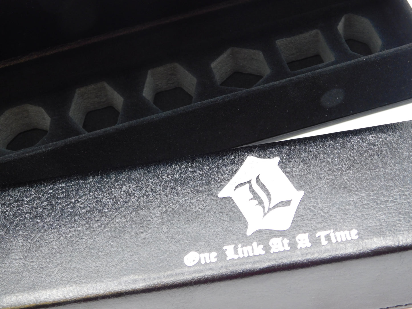 Leather Branded Dice Storage Box