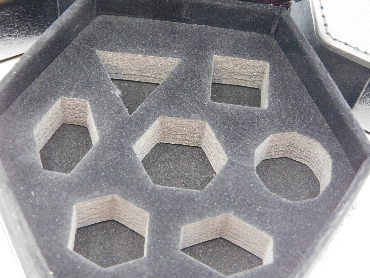 Leather Branded Dice Storage Box