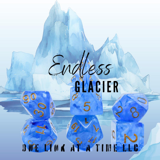 [ENDLESS GLACIER] ACRYLIC DICE SET
