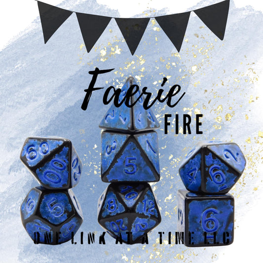 [FAERIE FIRE] ACRYLIC DICE SET