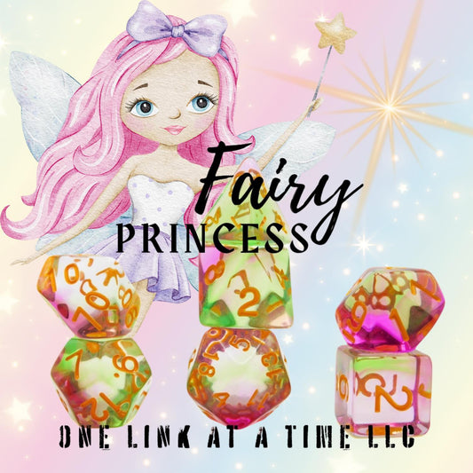 [FAIRY PRINCESS] ACRYLIC DICE SET