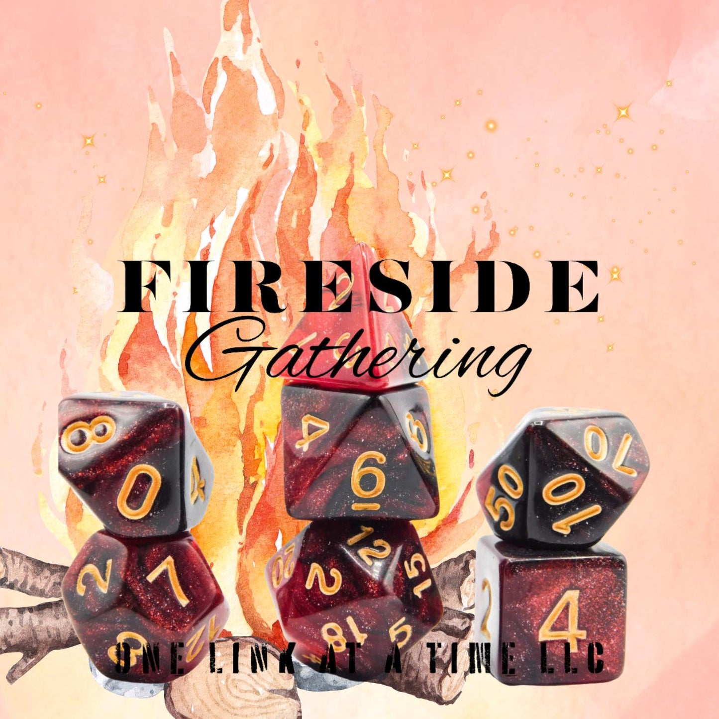 [FIRESIDE GATHERING] ACRYLIC DICE SET