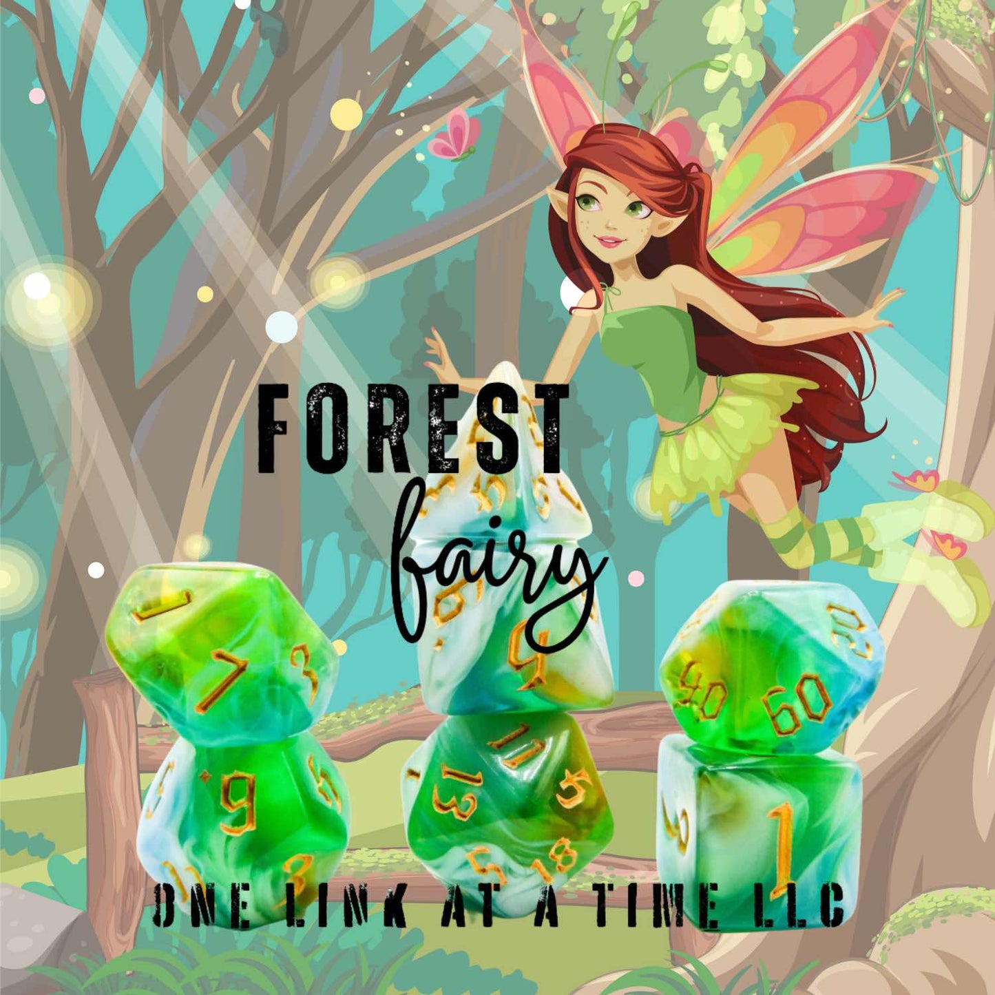 [FOREST FAIRY] ACRYLIC DICE SET