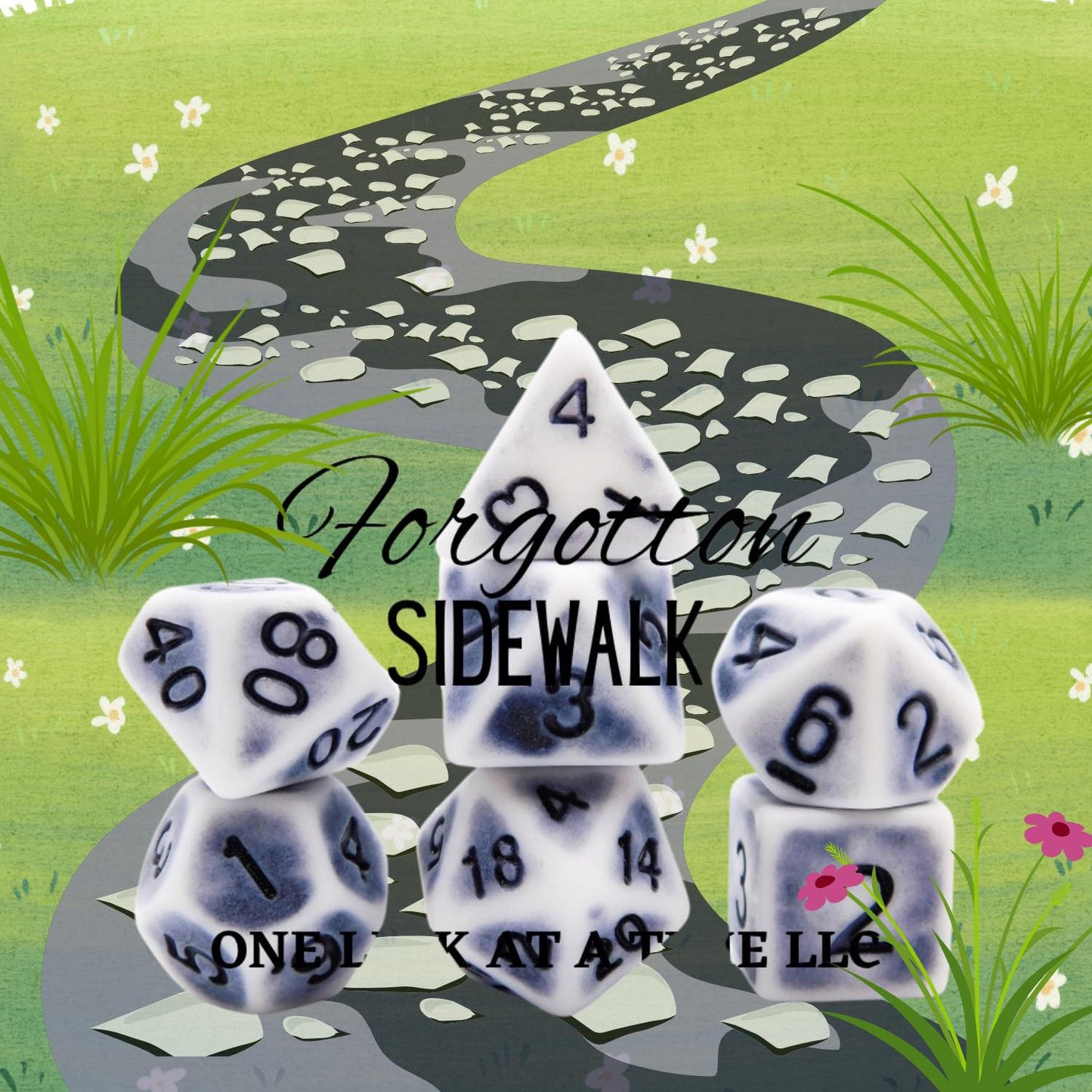 [FORGOTTEN SIDEWALK] ACRYLIC DICE SET