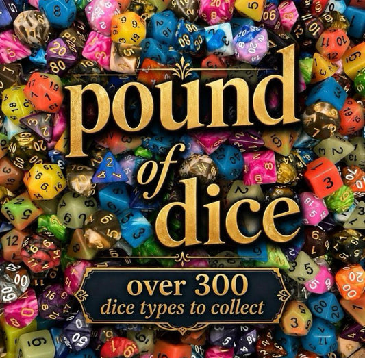 1LB OF ACRYLIC DICE