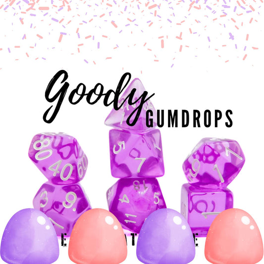 [GOODY GUMDROPS] ACRYLIC DICE SET
