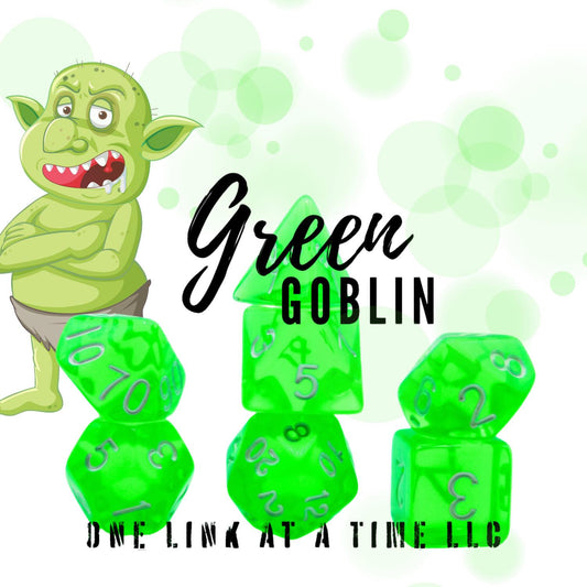 [GREEN GOBLIN] ACRYLIC DICE SET
