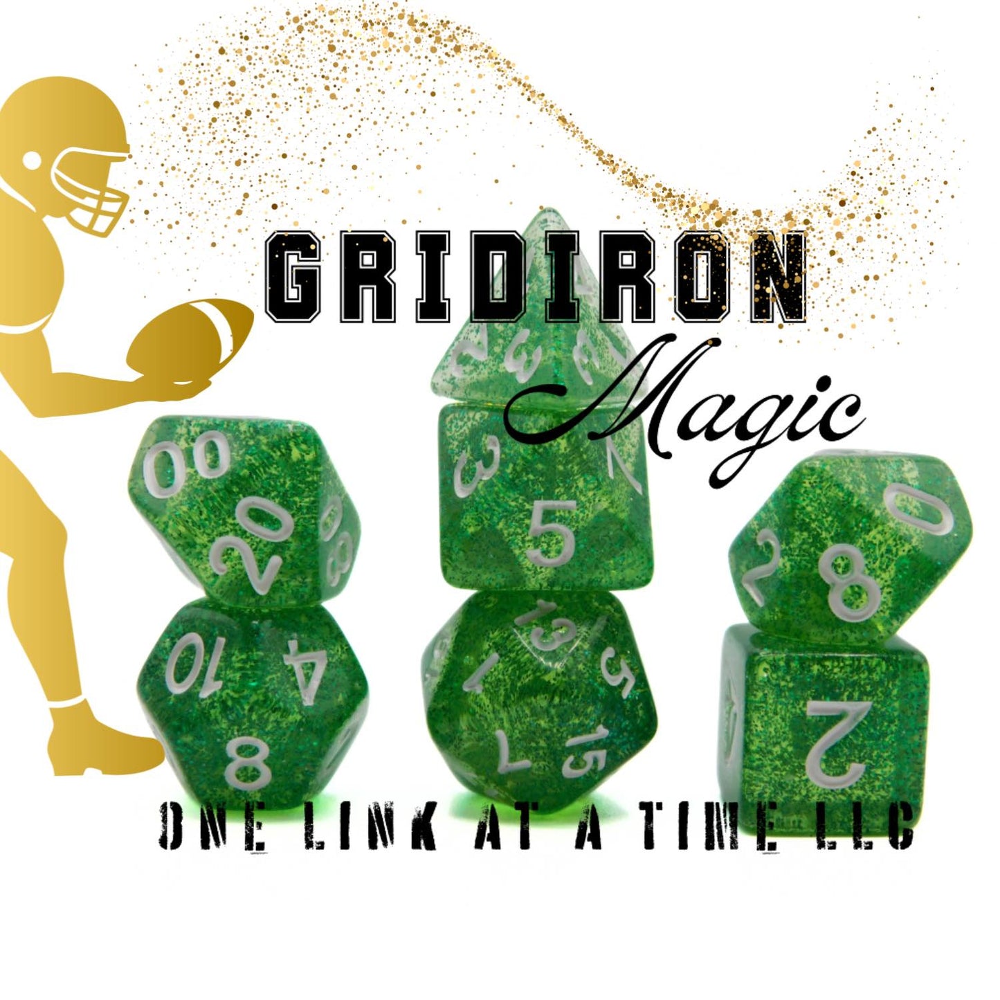 [GRIDIRON MAGIC] ACRYLIC DICE SET