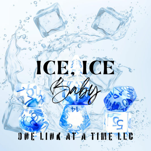 [ICE, ICE, BABY] ACRYLIC DICE SET