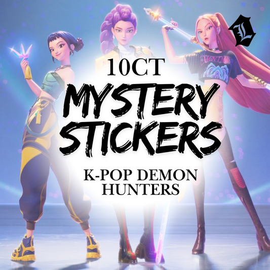 MYSTERY THEMED STICKER PACK [10CT] - K-POP DEMON HUNTERS