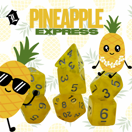 [PINEAPPLE EXPRESS] ACRYLIC DICE SET