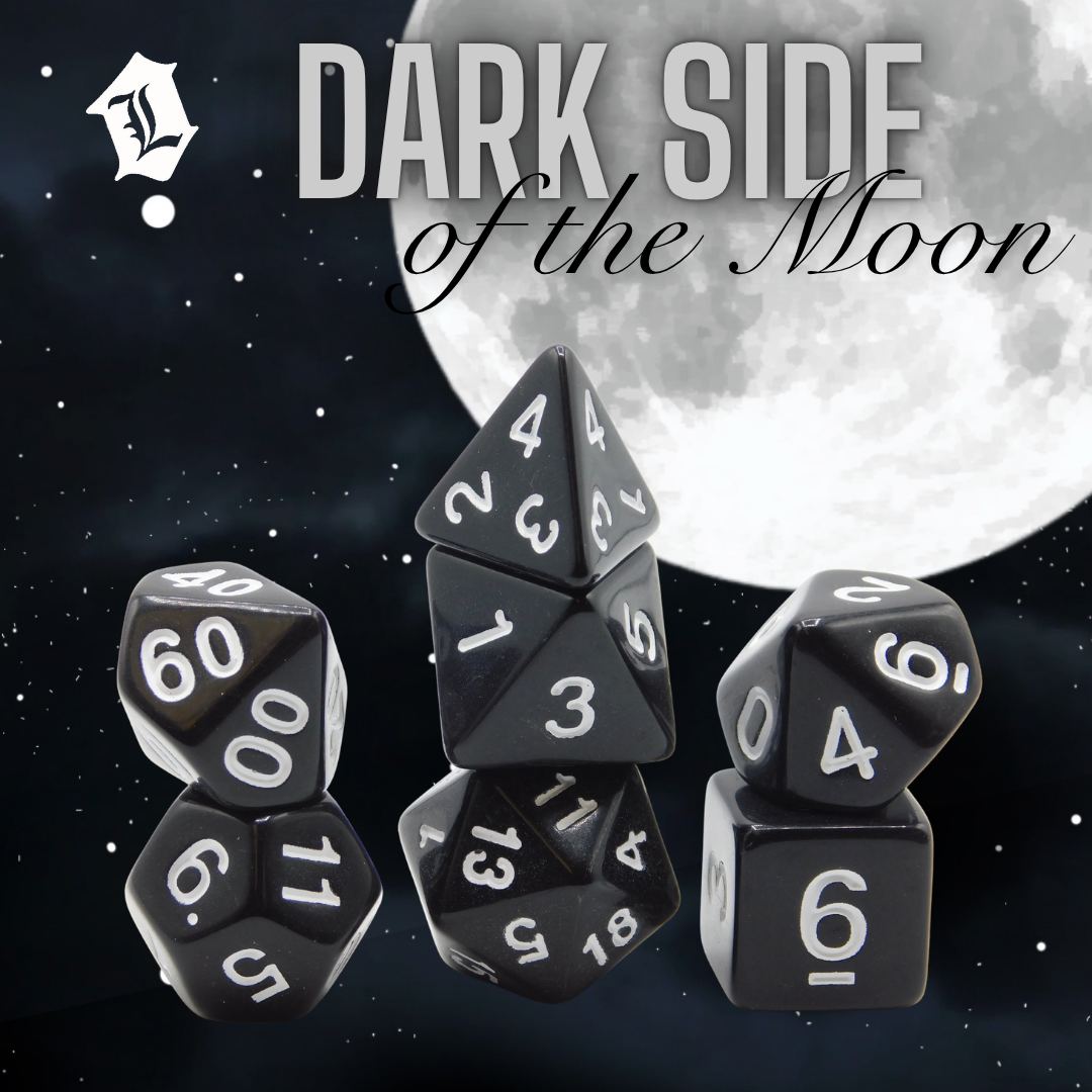 [DARK SIDE OF THE MOON] ACRYLIC DICE SET
