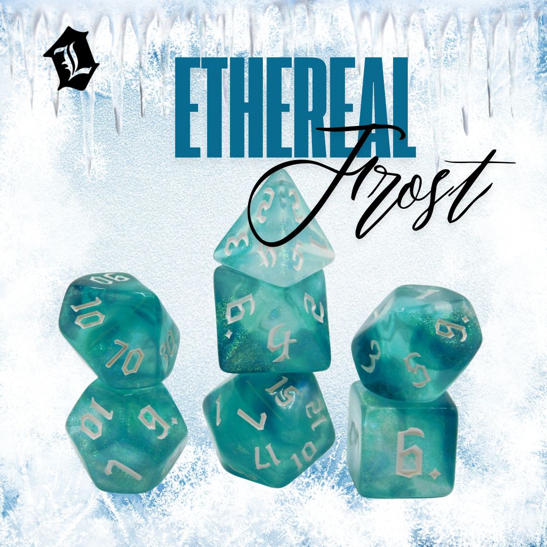 [ETHEREAL FROST] ACRYLIC DICE SET