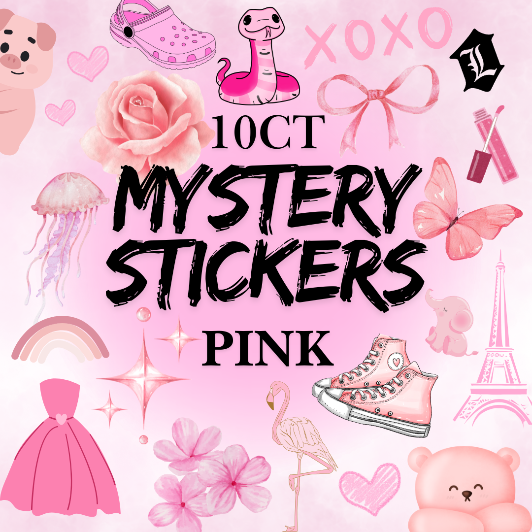 MYSTERY COLOR THEMED STICKER PACK [10CT] - PINK