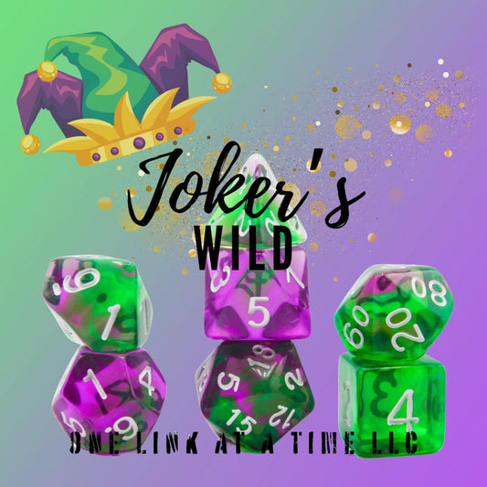 [JOKER'S WILD] ACRYLIC DICE SET