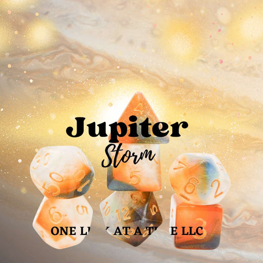 [JUPITER STORM] ACRYLIC DICE SET