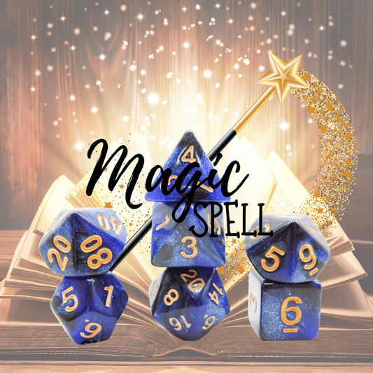 [MAGIC SPELL] ACRYLIC DICE SET