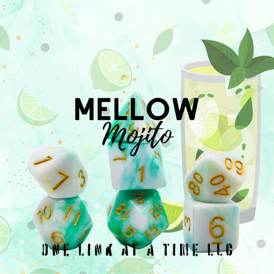 [MELLOW MOJITO] ACRYLIC DICE SET