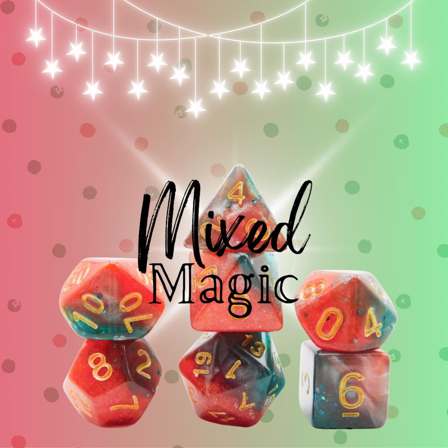 [MIXED MAGIC] ACRYLIC DICE SET