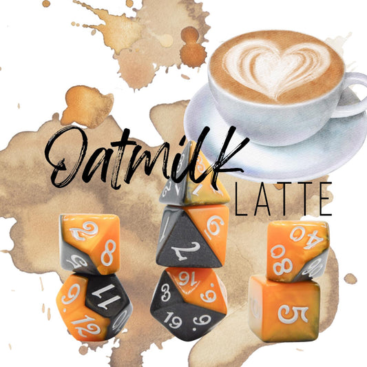 [OATMILK LATTE] ACRYLIC DICE SET