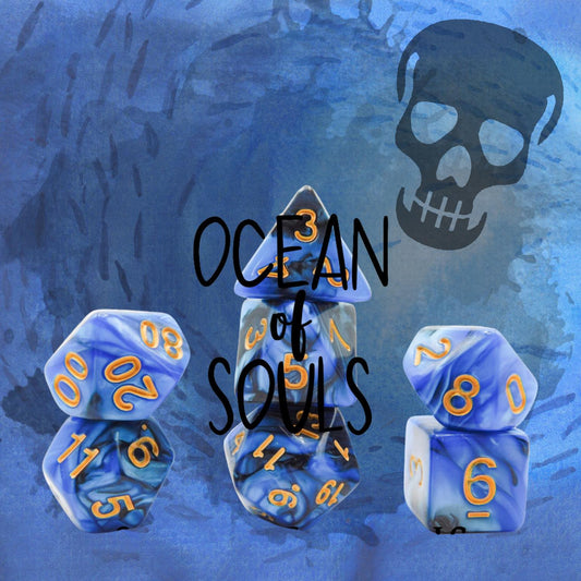 [OCEAN OF SOULS] ACRYLIC DICE SET