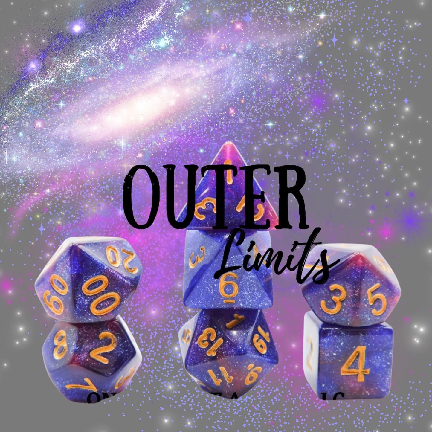 [OUTER LIMITS] ACRYLIC DICE SET