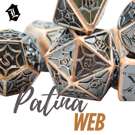 [PATINA WEB] SOLID METAL DICE SET