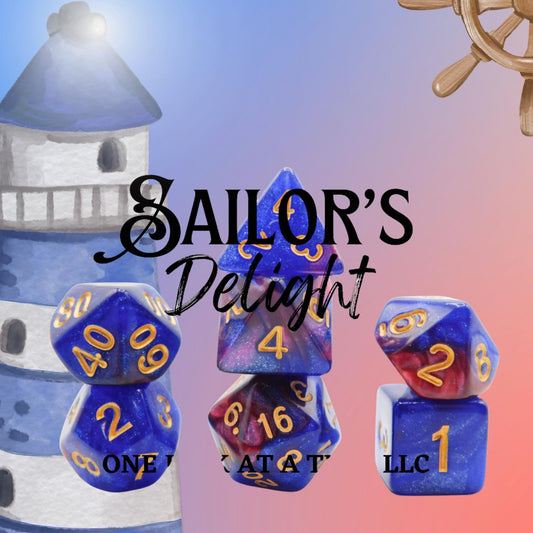 [SAILOR'S DELIGHT] ACRYLIC DICE SET