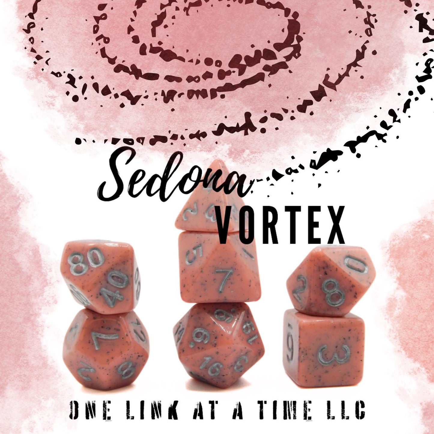 [SEDONA VORTEX] ACRYLIC DICE SET