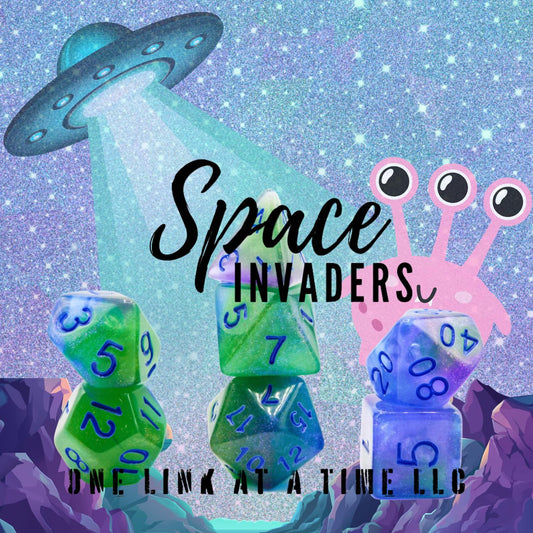 [SPACE INVADERS] ACRYLIC DICE SET
