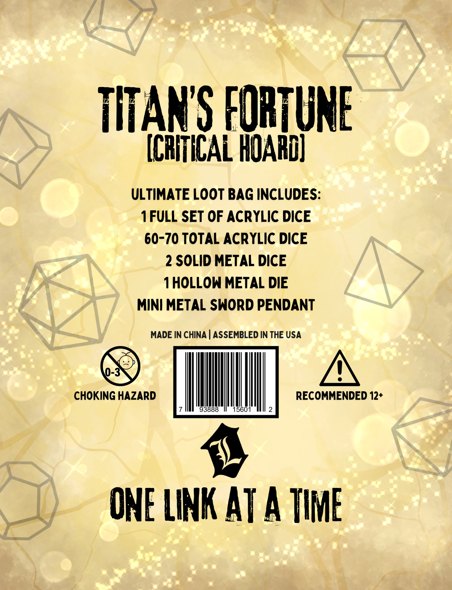 [TITAN'S FORTUNE] MYSTERY DICE BAG BUNDLE