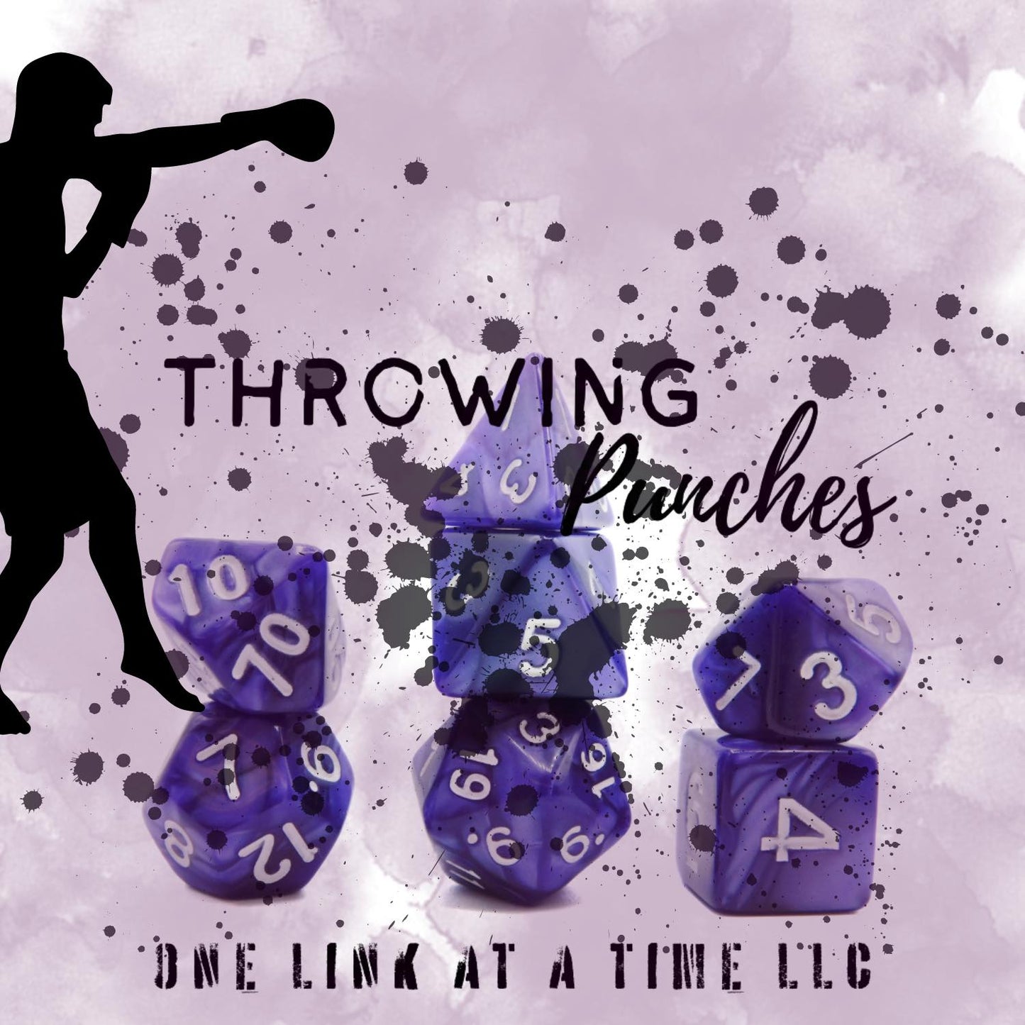 [THROWING PUNCHES] ACRYLIC DICE SET