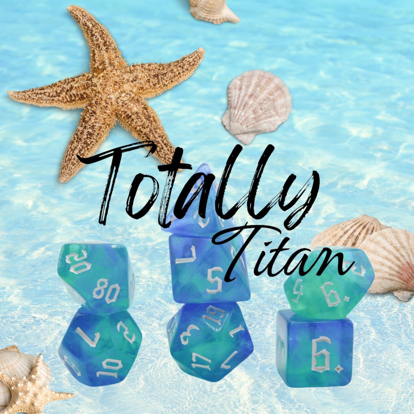 [TOTALLY TITAN] ACRYLIC DICE SET