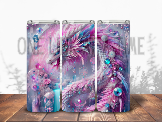 PINK JEWELS DRAGON BRANDED 20oz TUMBLER