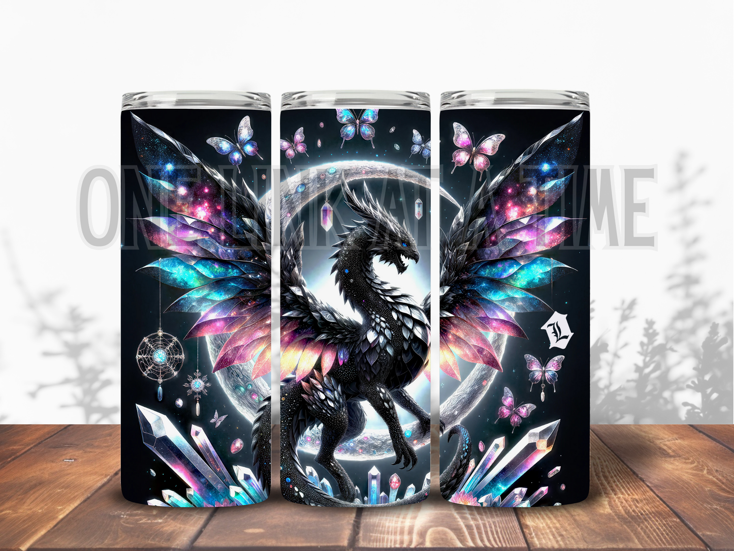 CRESCENT MOON CRYSTAL DRAGON BRANDED 20oz TUMBLER